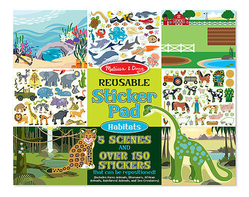 Melissa & Doug - Reusable 150 Sticker Pads