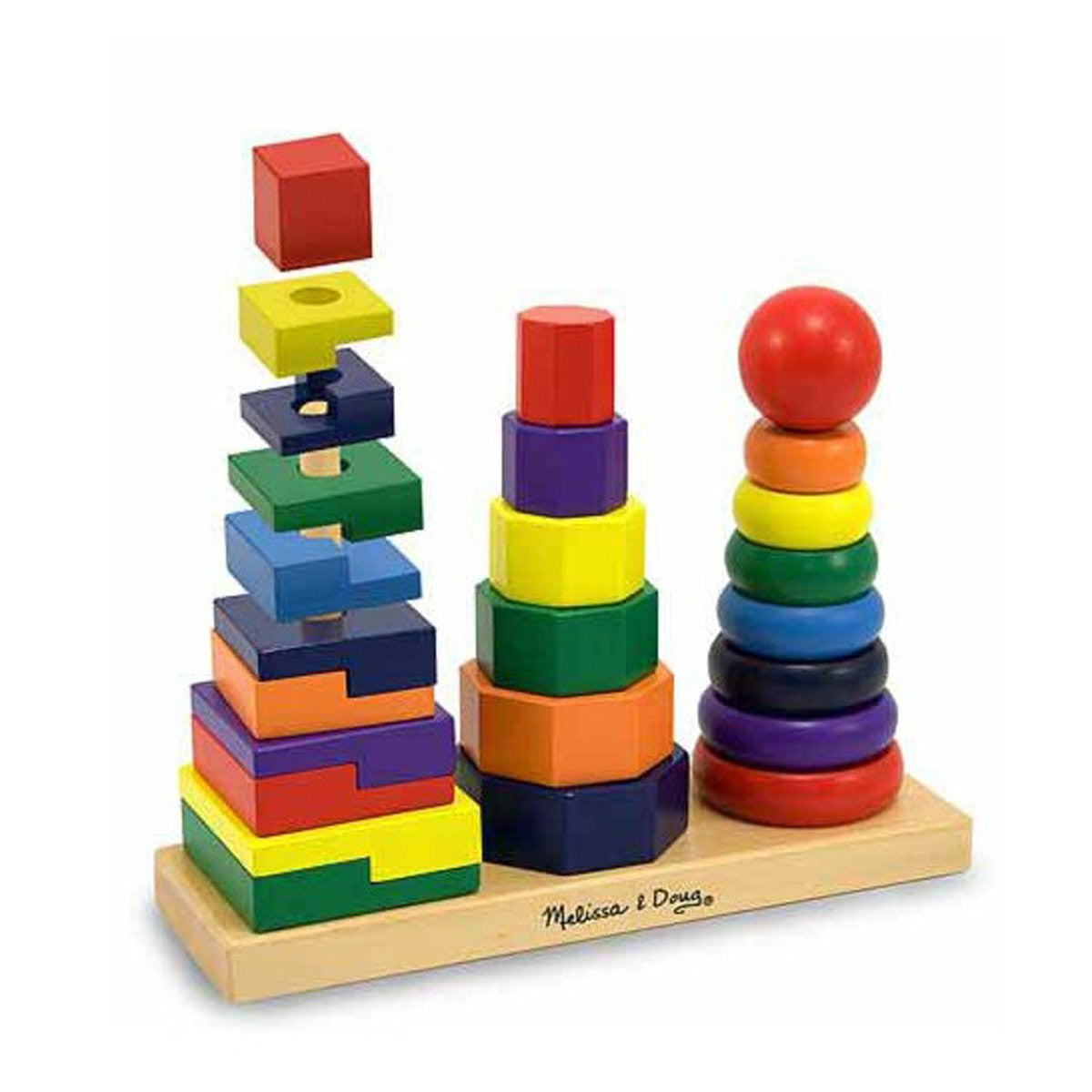 Melissa & Doug - Geometric Stacker