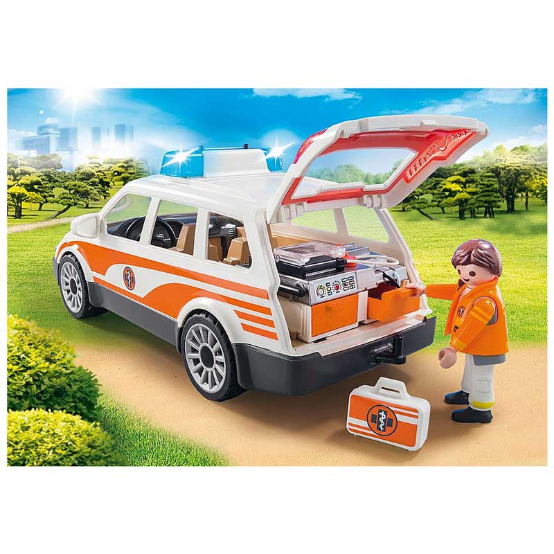 Playmobil - Hospital Emergency Car With Siren (70050)