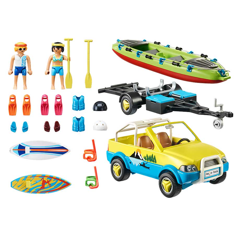 Playmobil - Beach Car With Canoe (70436)