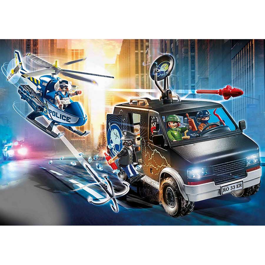 Playmobil - Police Helicopter Pursuit (70575)