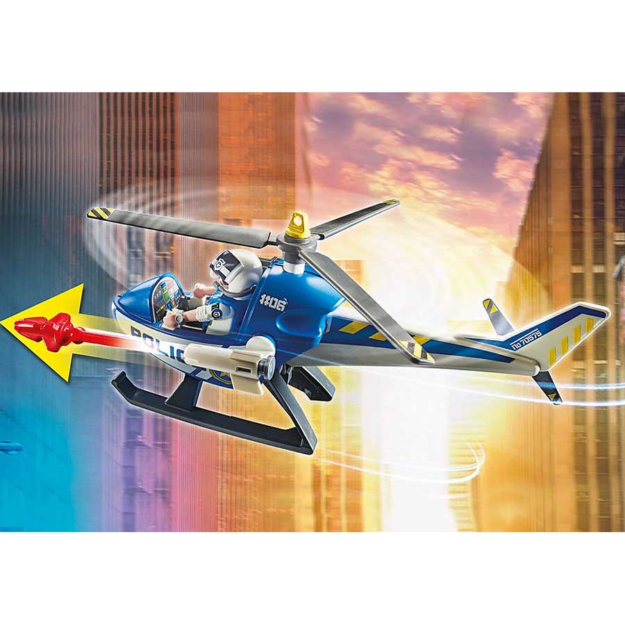 Playmobil - Police Helicopter Pursuit (70575)