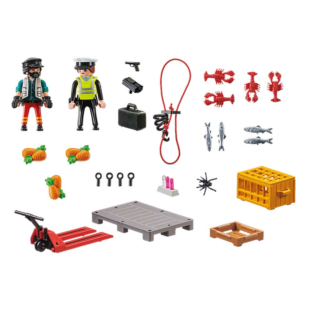 Playmobil - Cargo Customs Check (70775)