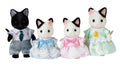 Sylvanian Families - Tuxedo Cat Family