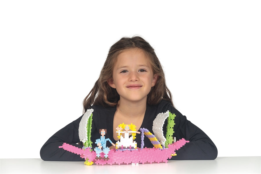 Plus Plus Puzzles - Pastel - 3 in 1 - Princess - 480 Pcs