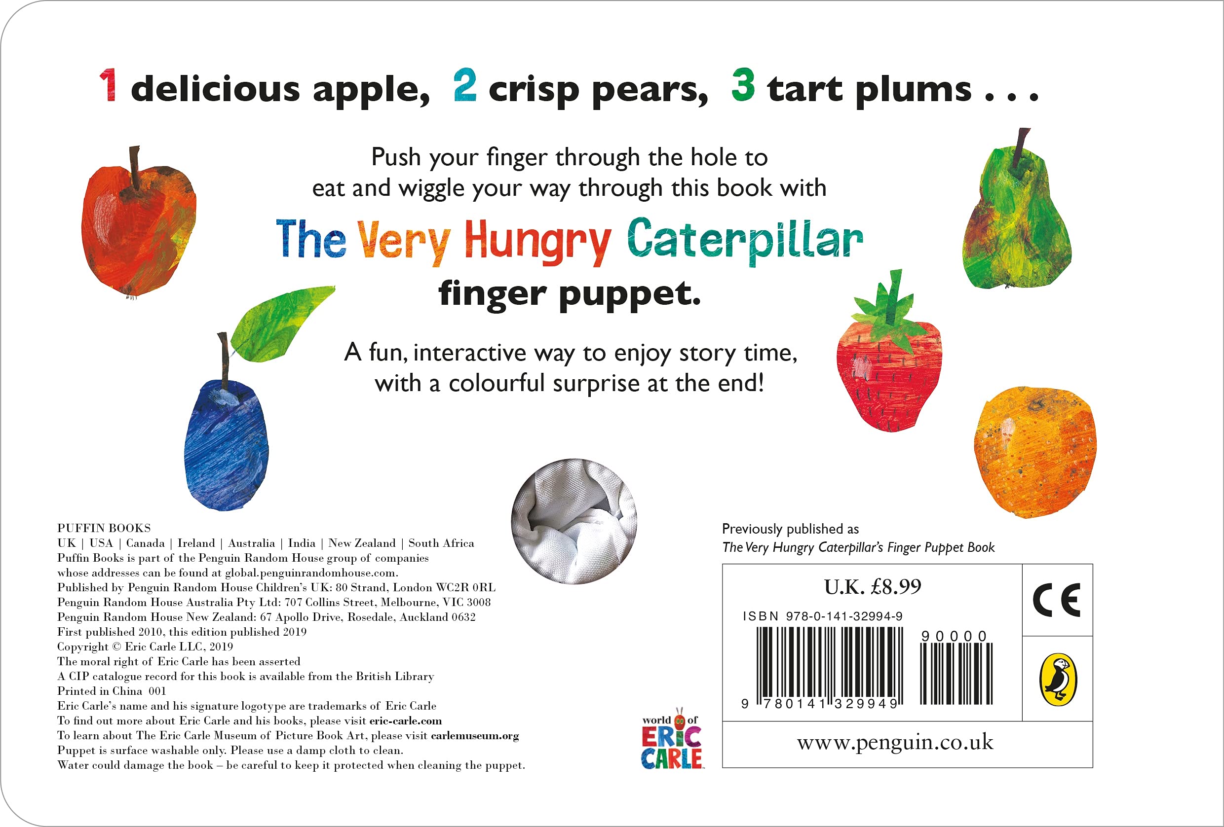 The Very Hungy Caterpillar Finger Puppet Book