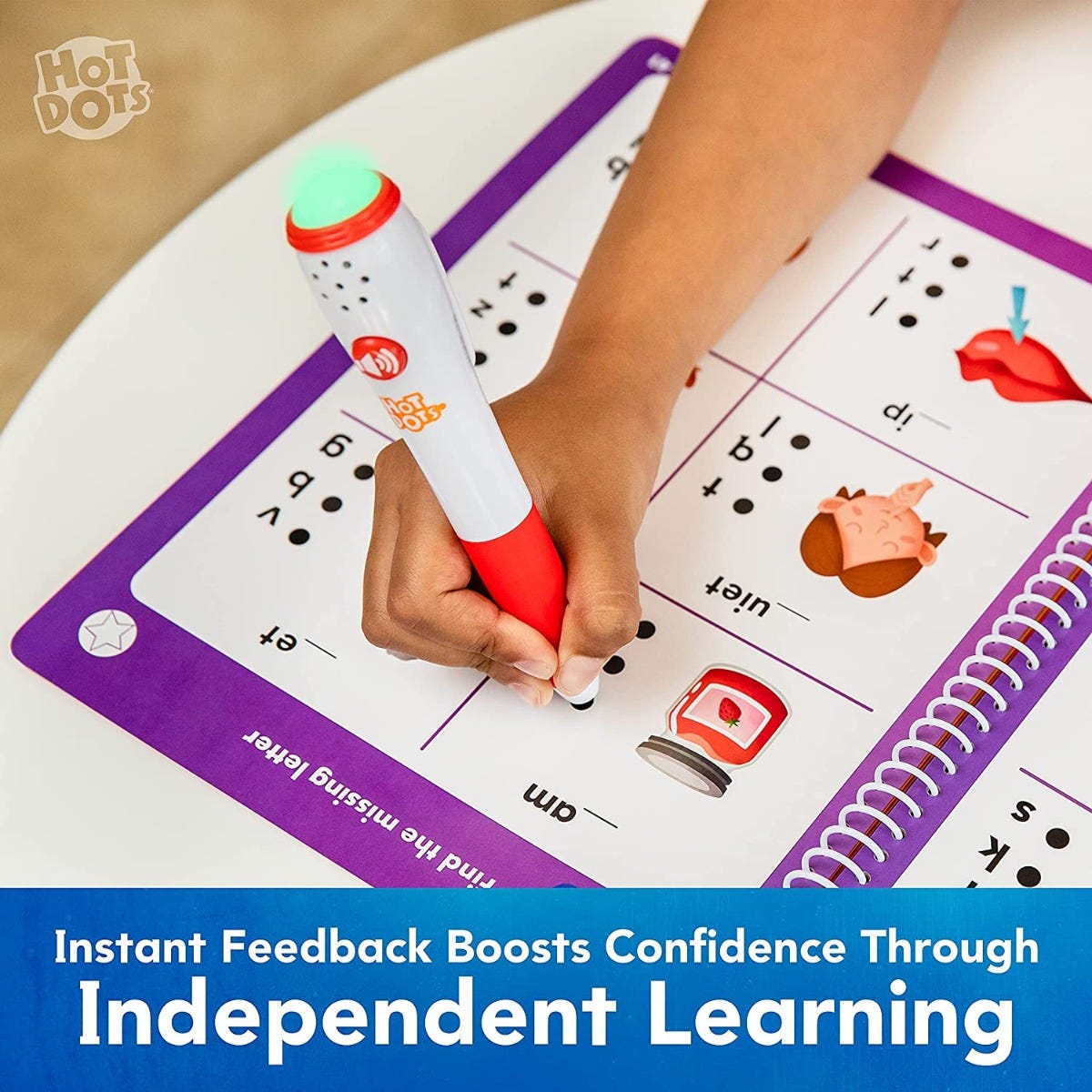 Educational Insights - Hot Dots - Lets Learn Reading Workbook - Kindergarten