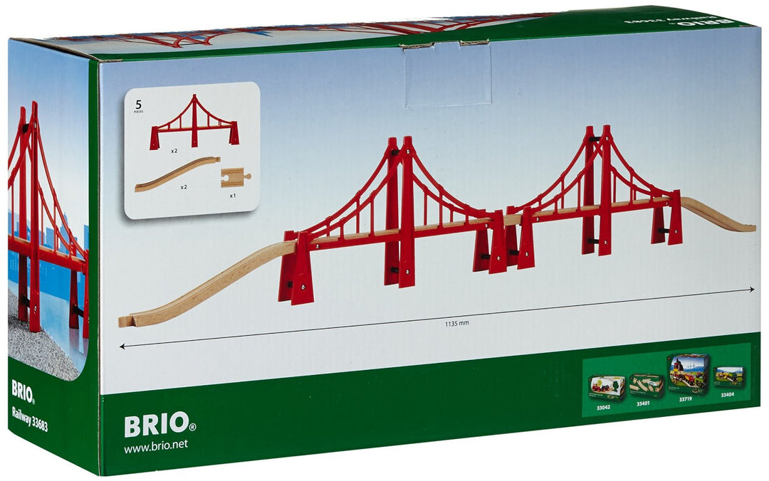 Brio Double Suspension Bridge The Play Room