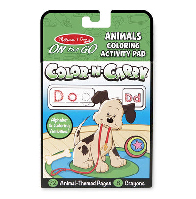 Melissa & Doug - Color and Carry - Animals - ON the GO Travel Activity
