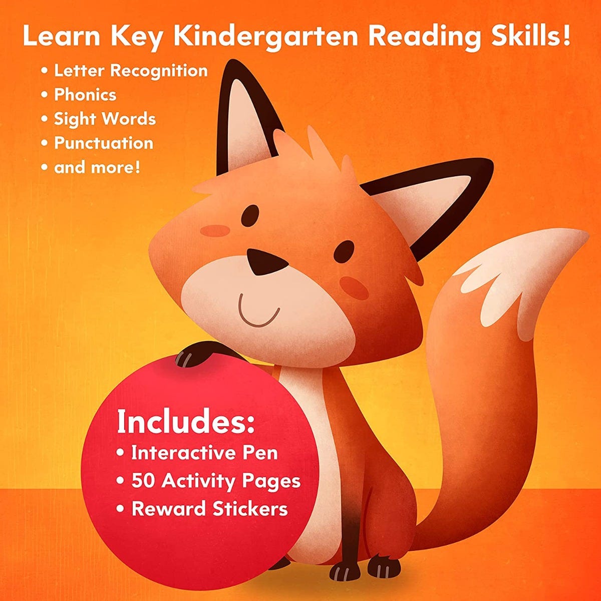 Educational Insights - Hot Dots - Lets Learn Reading Workbook - Kindergarten