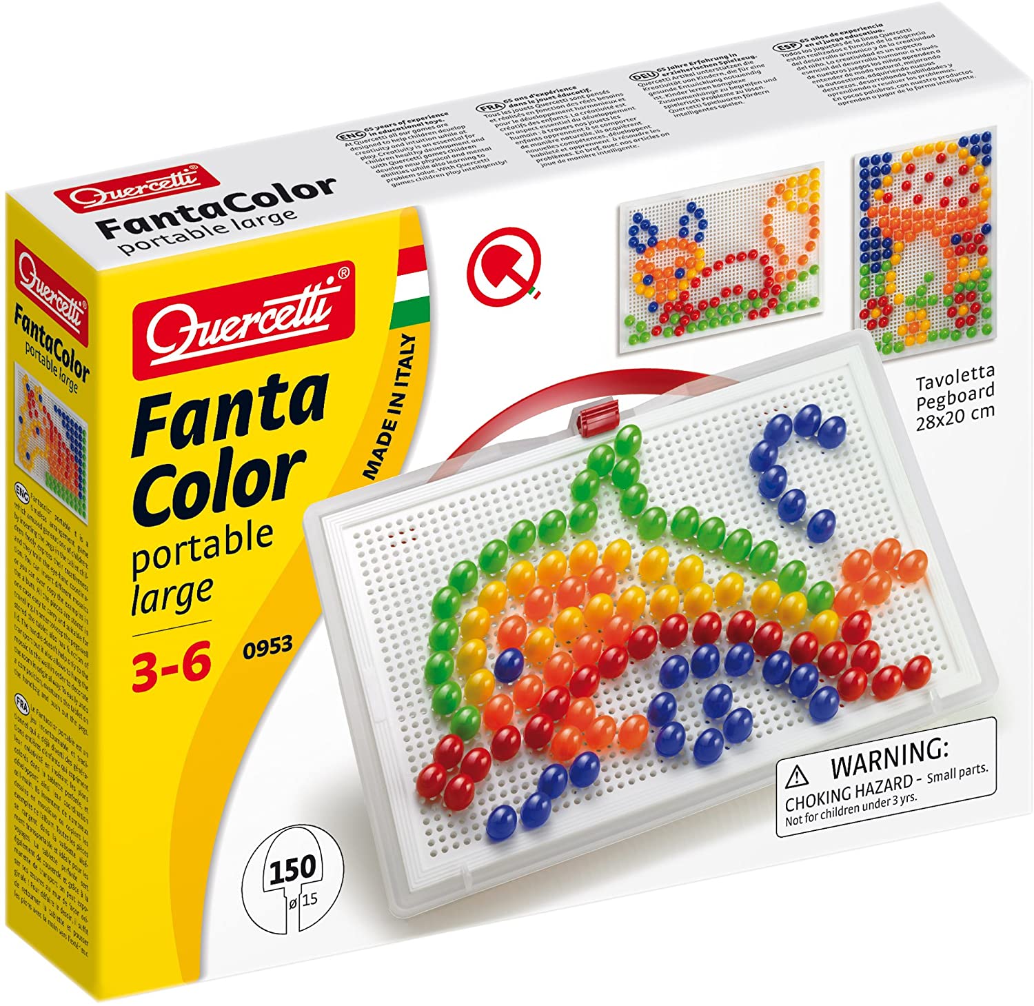 Quercetti - FantaColor Portable - Large 150pcs