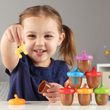 Learning Resources - Alphabet Acorns Activity Set