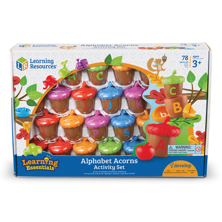 Learning Resources - Alphabet Acorns Activity Set