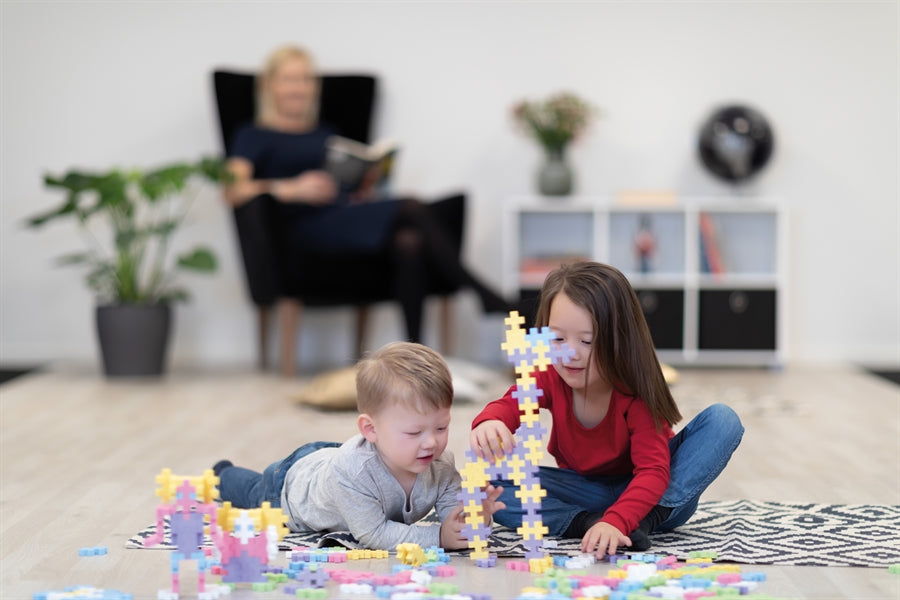 Plus Plus Puzzles - BIG - Pastel - Unicorn - 50 Pcs