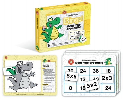 Edvantage - Beat the Crocodile Bingo (Multiplication)
