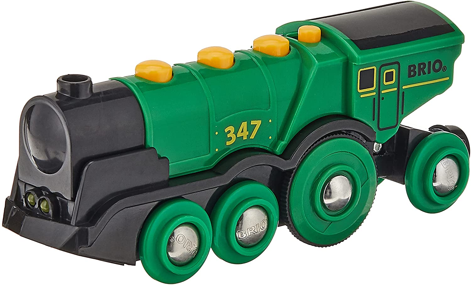 Brio - Battery Operated Big Green Action Locomotive