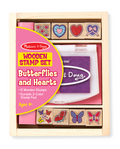 Melissa & Doug - Butterfly & Hearts Stamp Set