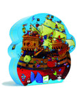 Djeco - Puzzle Silhouette 54pcs - Barbarossa Boat