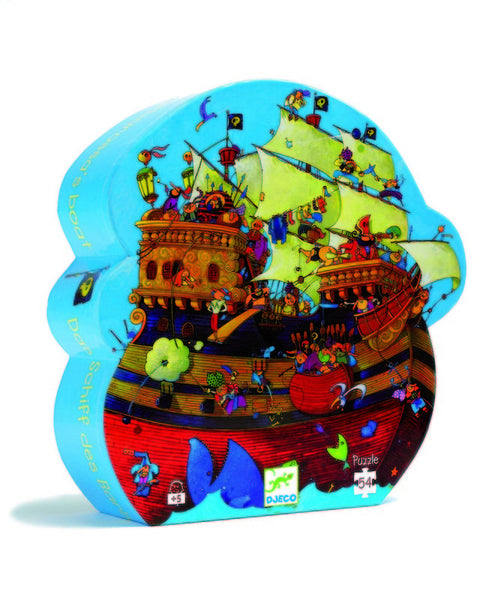 Djeco Puzzle Silhouette 54pcs Barbarossa Boat The Play Room