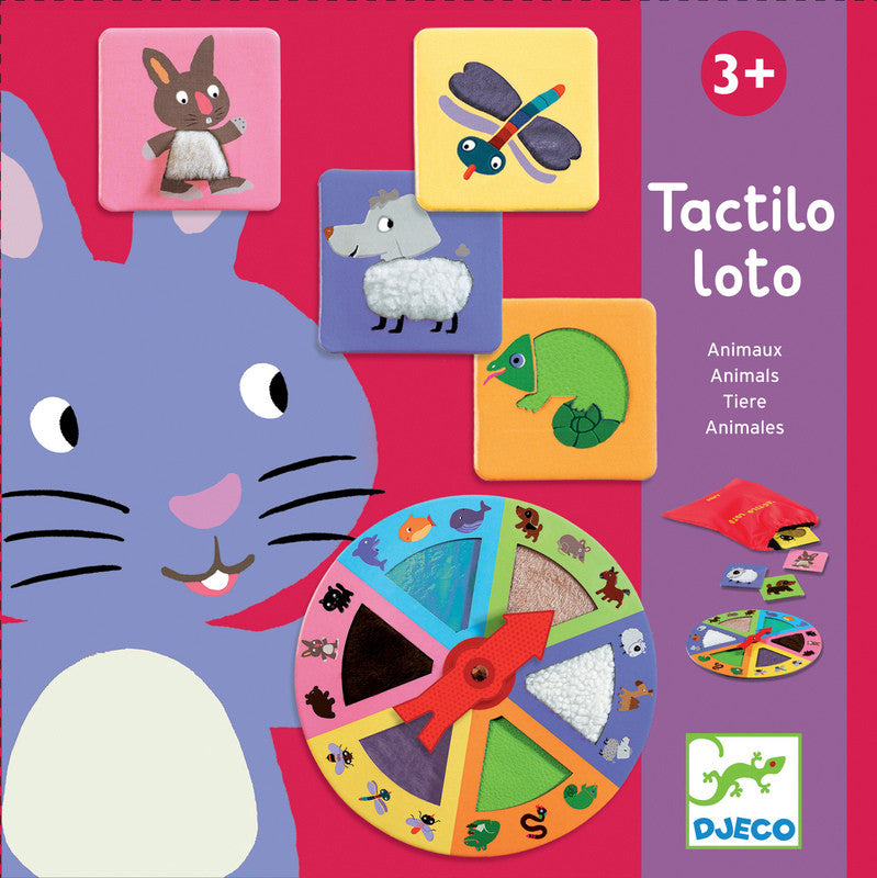 Djeco - Tactilo Loto Animal Game