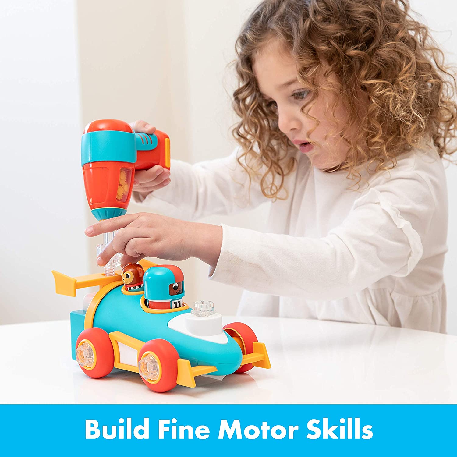 Educational Insights - Design & Drill Bolt Buddies - Race Car