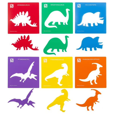Edvantage - Stencil Sets - Dinosaurs