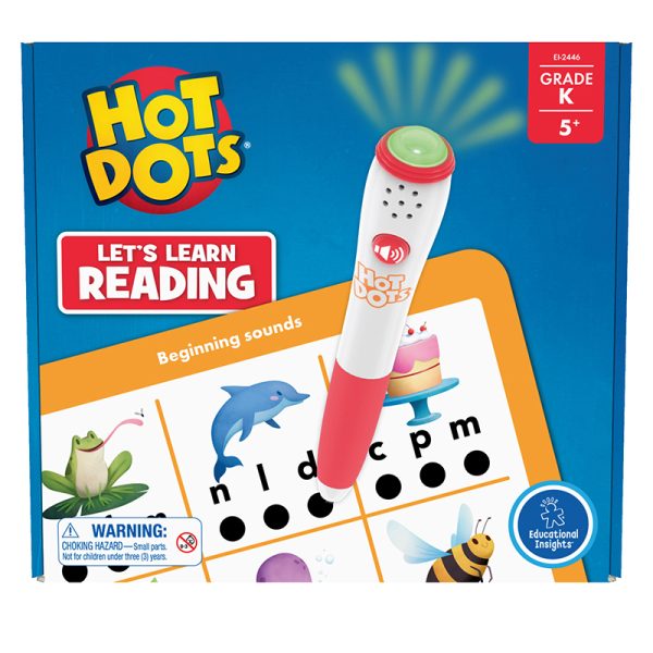 Educational Insights - Hot Dots - Lets Learn Reading Workbook - Kindergarten