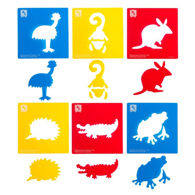 Edvantage - Stencil Sets - Australian Animals Series 2