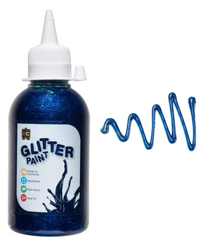Edvantage - Glitter Paints 250ml - Blue