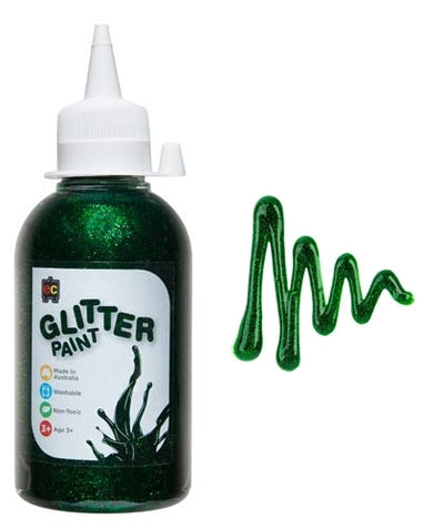 Edvantage - Glitter Paints 250ml - Green