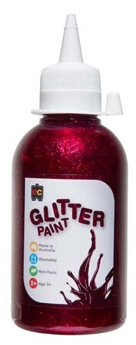 Edvantage - Glitter Paints 250ml - Magenta