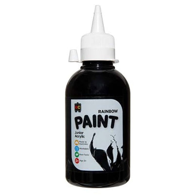 Edvantage - Rainbow Paints 250ml - Black