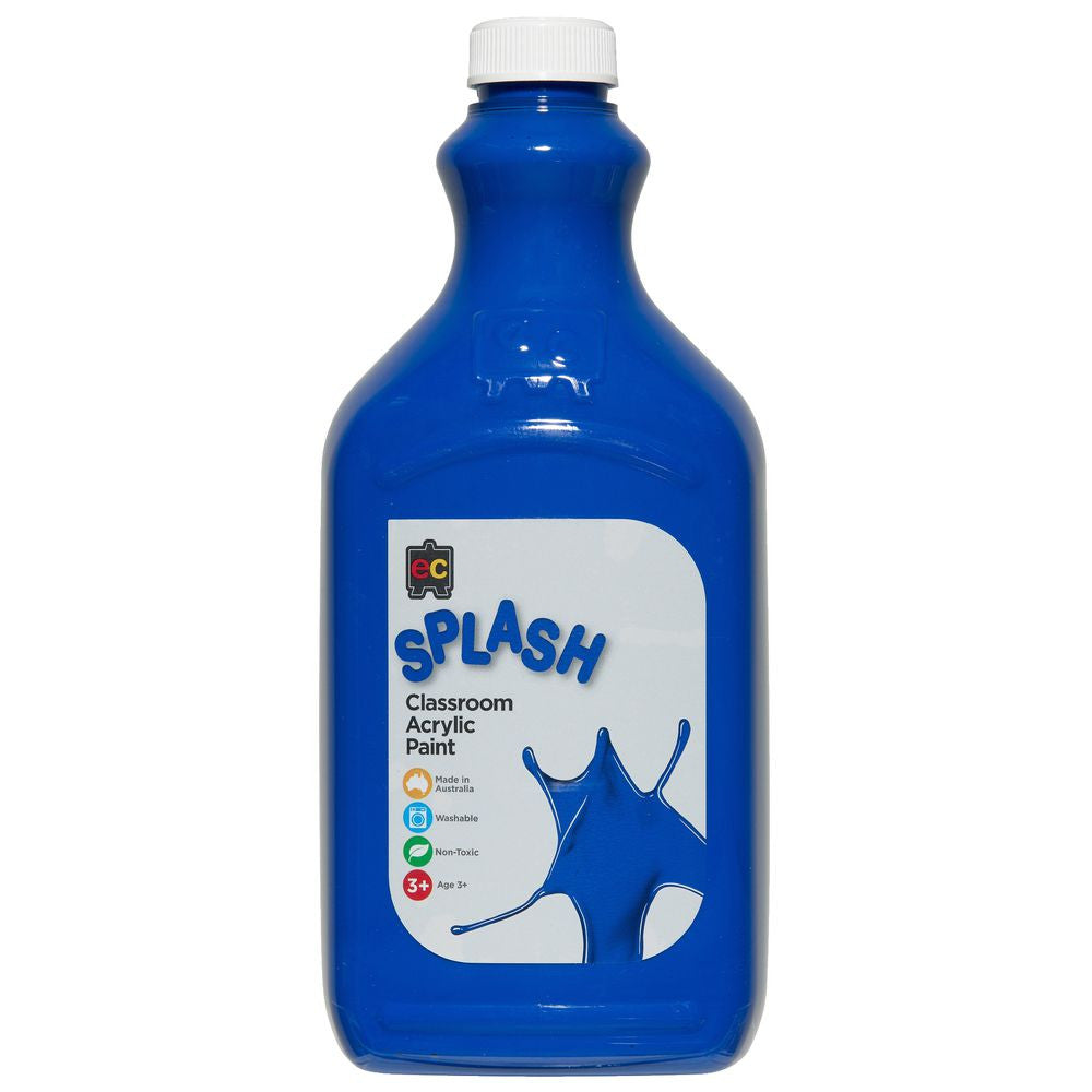 Edvantage - Splash Classroom Acrylic Paint 2Ltr - Jelly Bean Blue