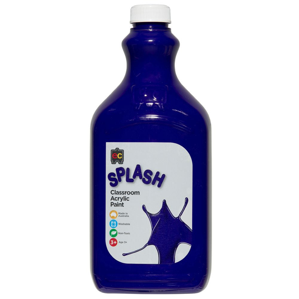 Edvantage - Splash Classroom Acrylic Paint 2Ltr - Purple Blast