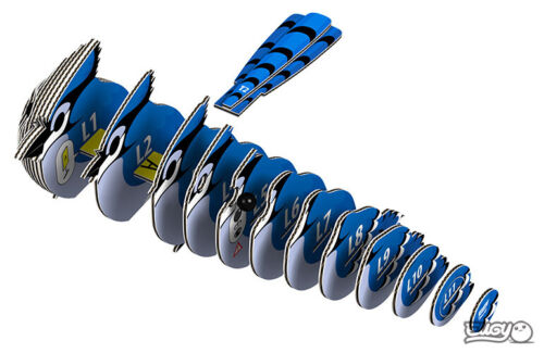 EUGY - Blue Jay 3D Puzzle