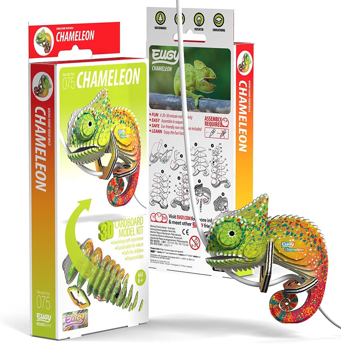 EUGY - Chameleon 3D Puzzle