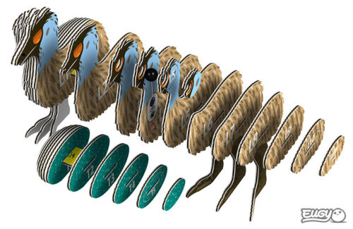 EUGY - Emu 3D Puzzle