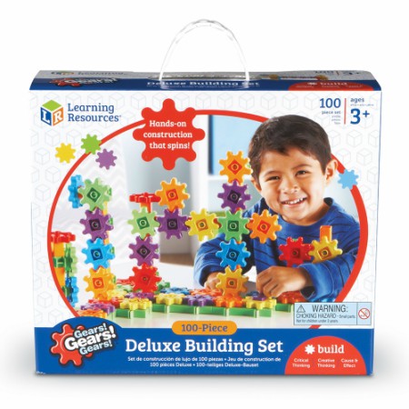 Learning Resources - Gears! 100 Piece Deluxe Building Set 3+