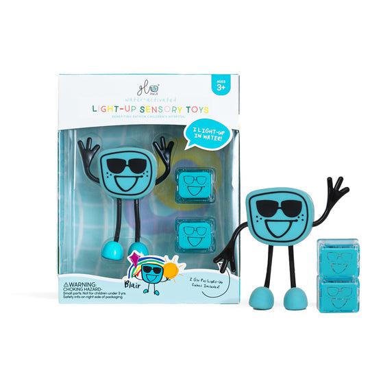 Glo Pals - Light Up Sensory Bath Toy Blair (Blue)