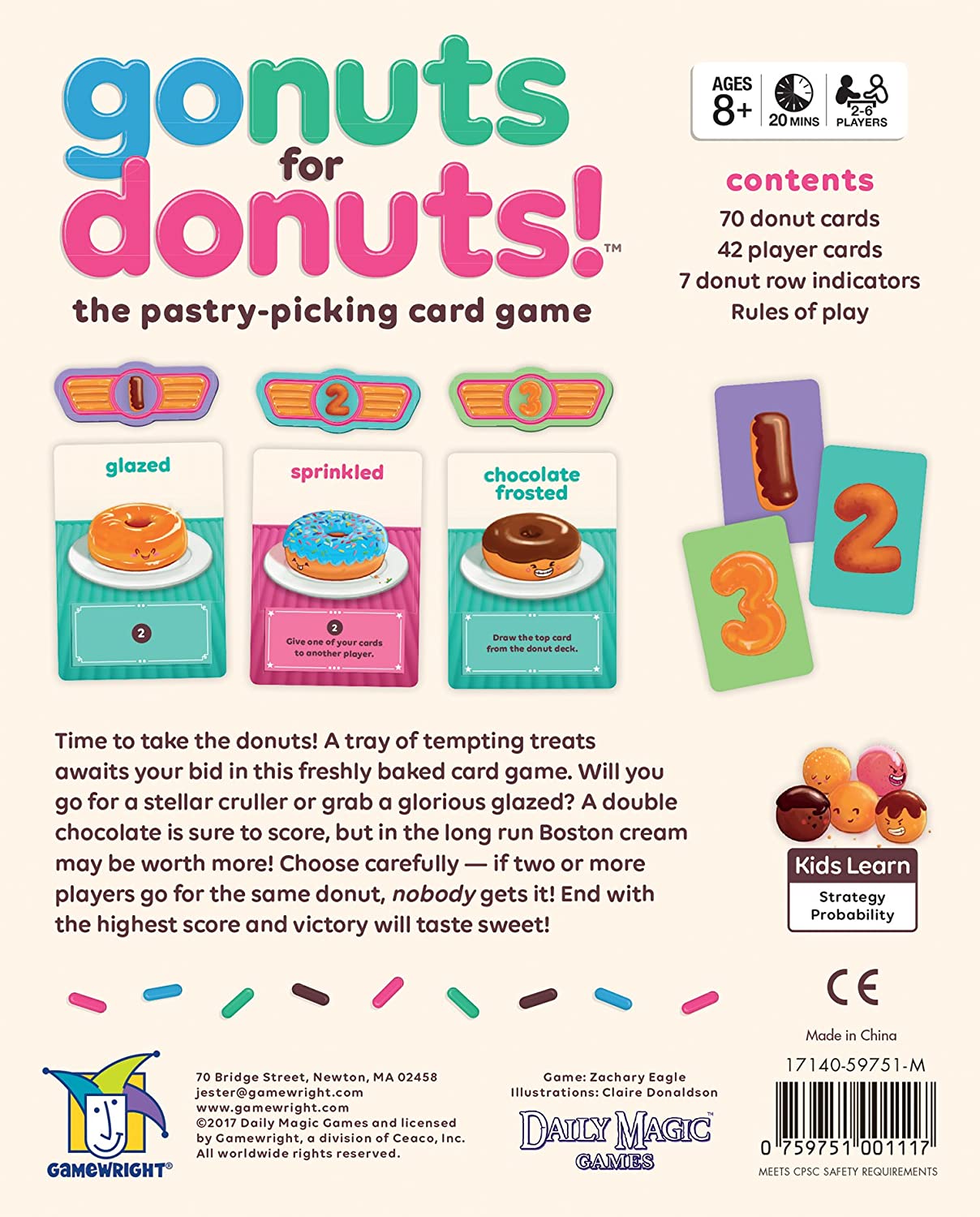 Gamewright - Go Nuts For Donuts