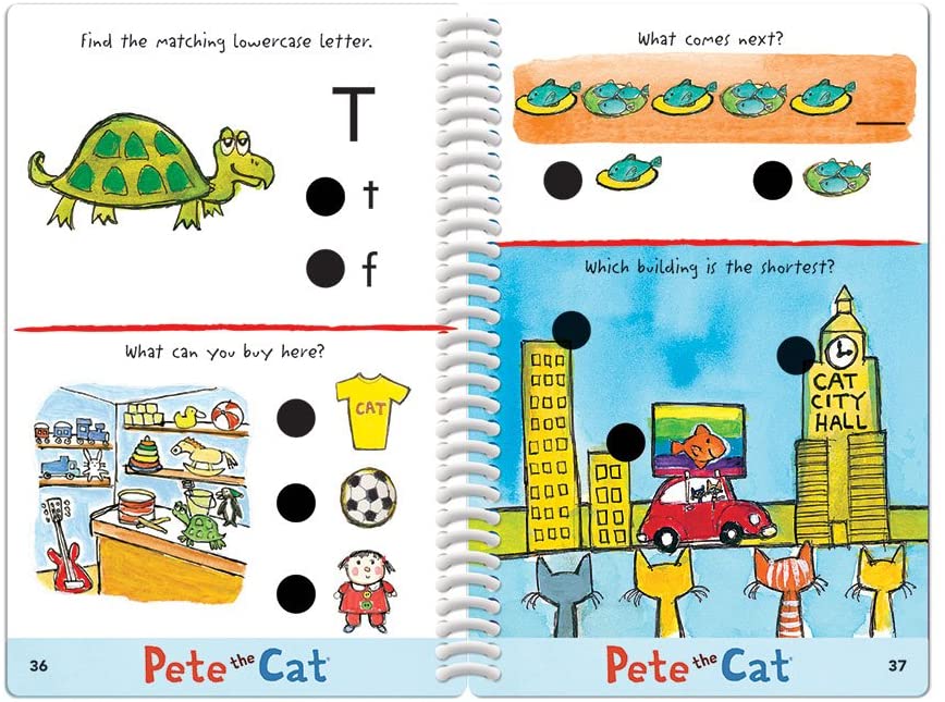 Educational Insights - Hot Dots Jr - Pete The Cat I Love Preschool - Level 1