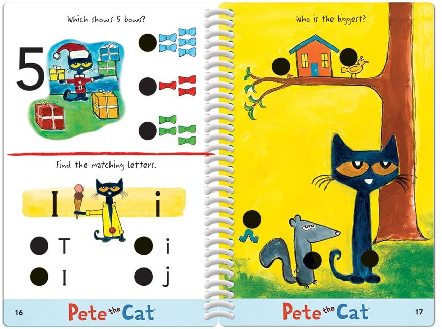 Educational Insights - Hot Dots Jr - Pete The Cat I Love Preschool - Level 1