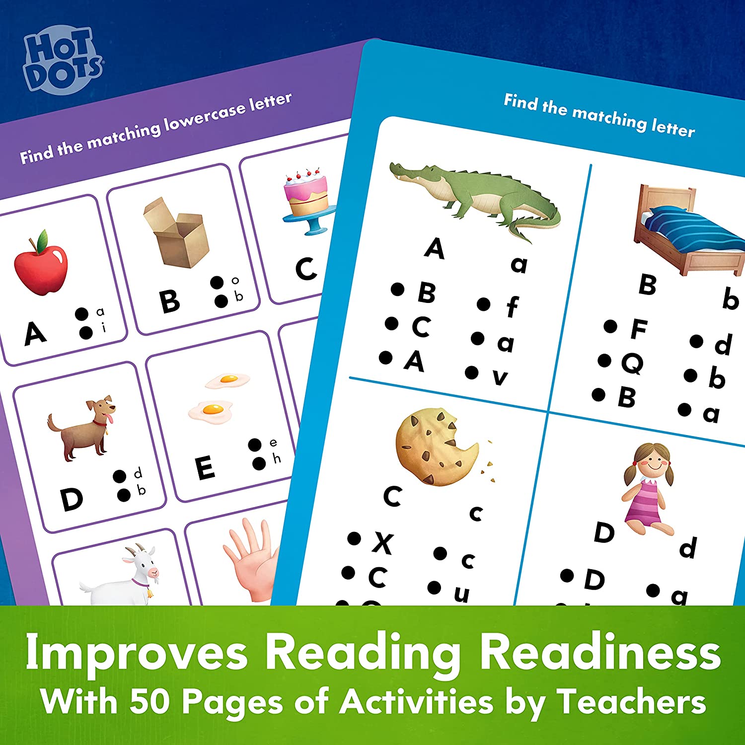 Educational Insights - Hot Dots - Lets Learn Reading Workbook - Pre K