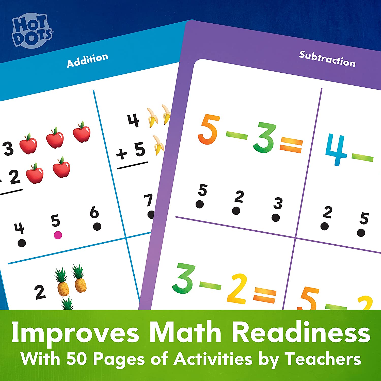Educational Insights - Hot Dots - Lets Learn Math Workbook - Kindergarten