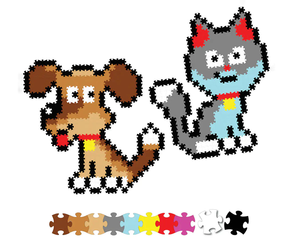 Fat Brain - Jixelz Puzzles - Playful Pets