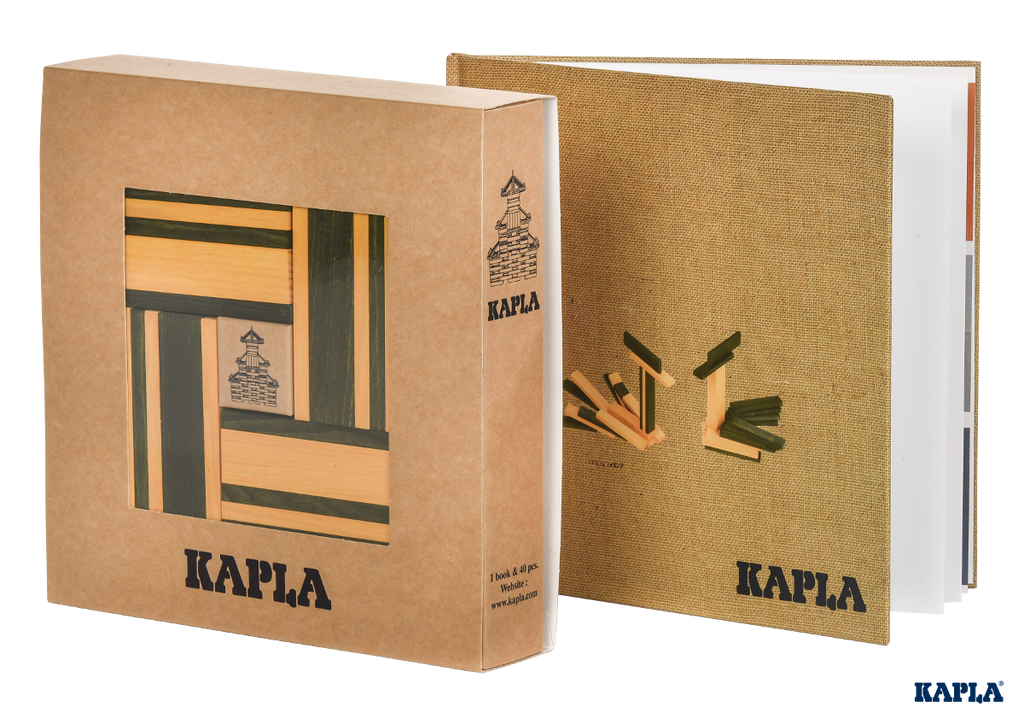 KAPLA - Yellow & Green - 40 Piece Set