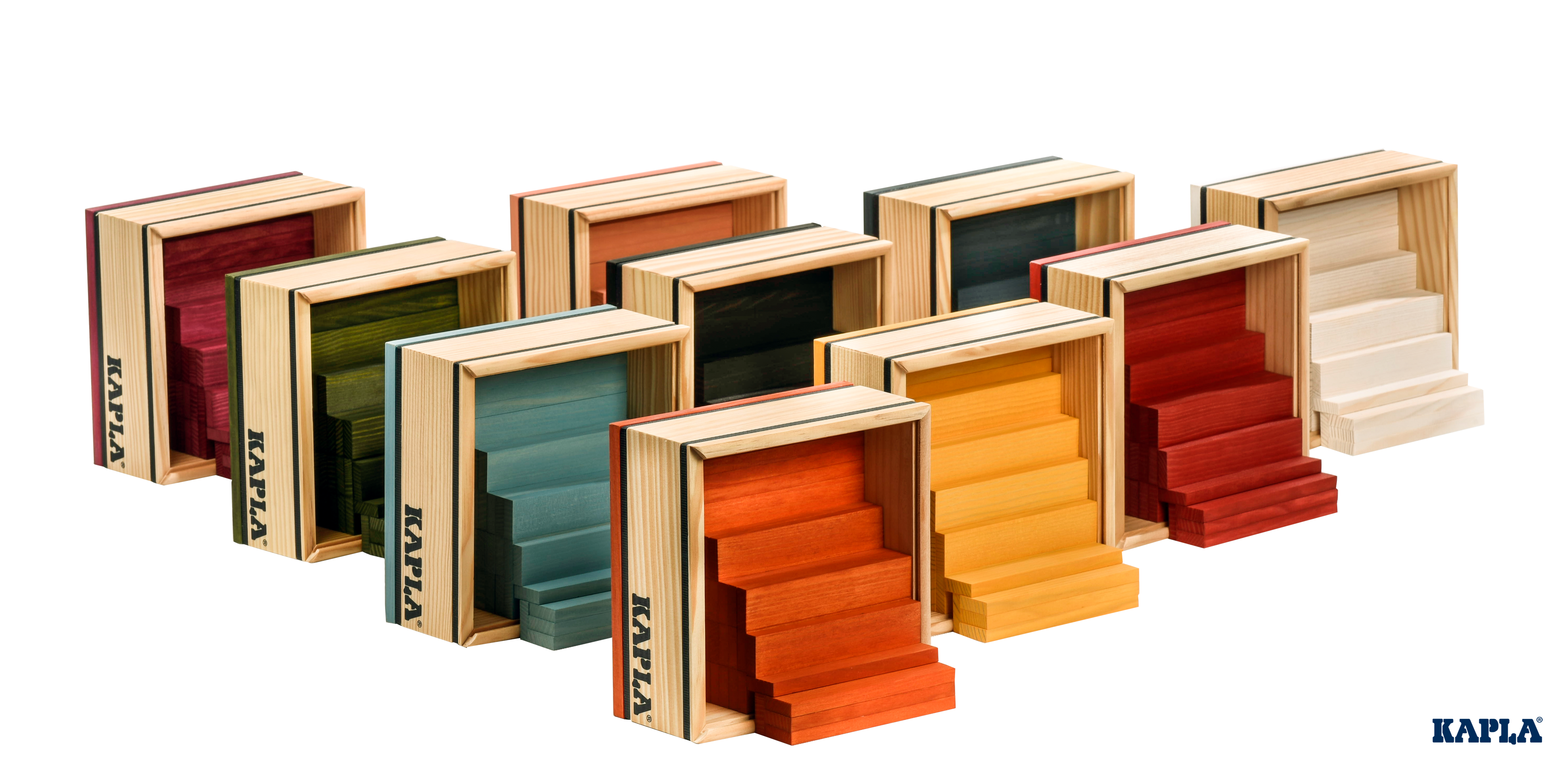 KAPLA - Square Boxes - 40 Planks