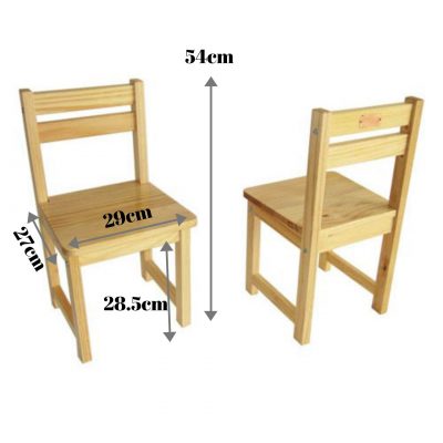 Tikk Tokk - Little BOSS Rectangle Table & Chair Set - Natural