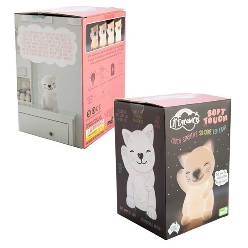 Lil Dreamers - LED Silicone Touch Sensitive Lamp - Cat