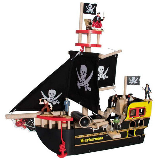 Barbarossa wooden pirate ship sales